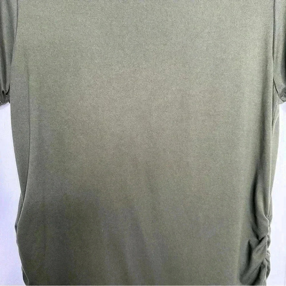 Ragdoll Maternity Shirt Front Pocket / v-Neck Green Size Medium - Picture 15 of 16